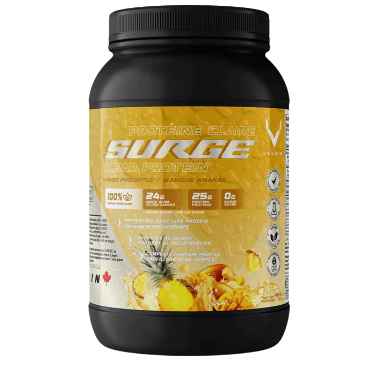 Vegain Pineapple & Mango Surge Clear Protein Powder - 454g