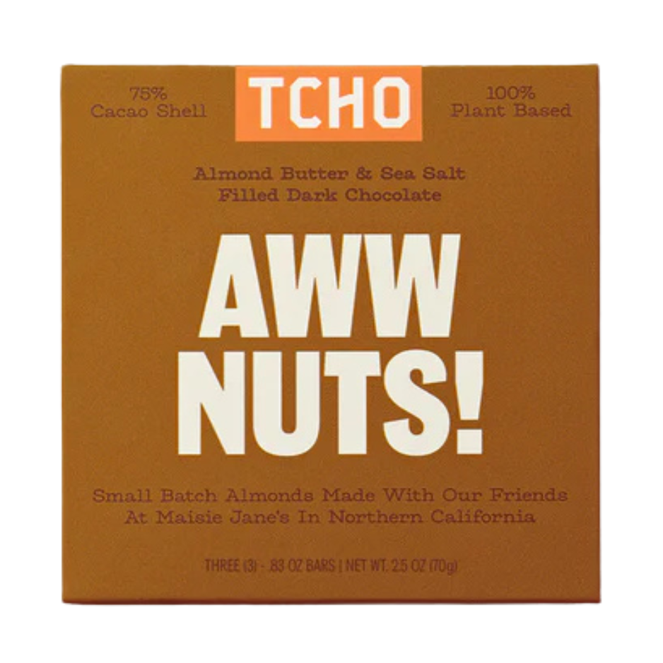 TCHO Aww Nuts! Almond Filled Dark Chocolate - 70g