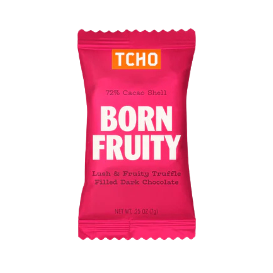 TCHO Born Fruity Dark Chocolate Mini Bar - 7g