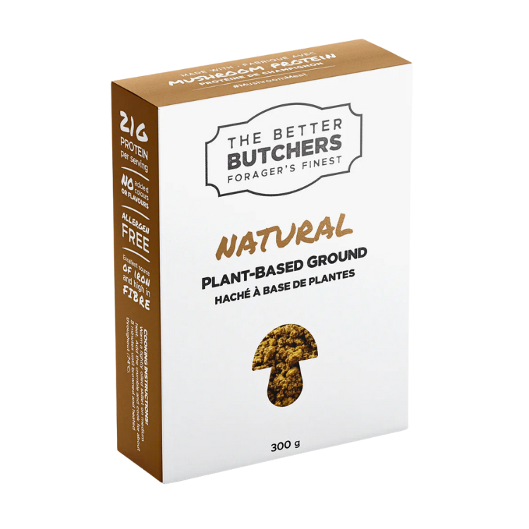 The Better Butchers Natural Mushroom Ground - 300g