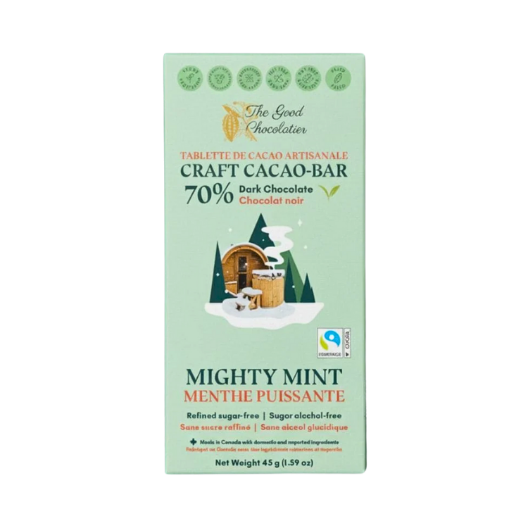 The Good Chocolatier 70% Mighty Mint - 45g