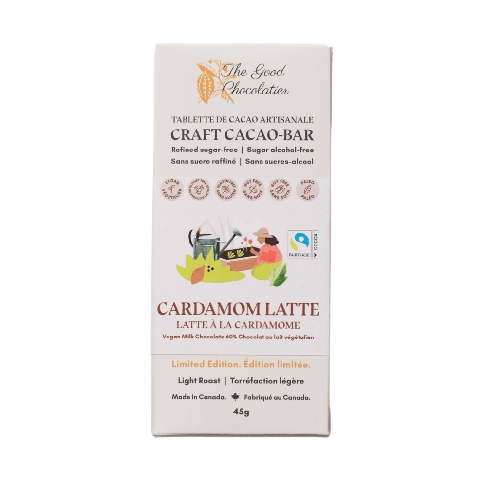 The Good Chocolatier Cardamom Latte Milk Chocolate - 45g
