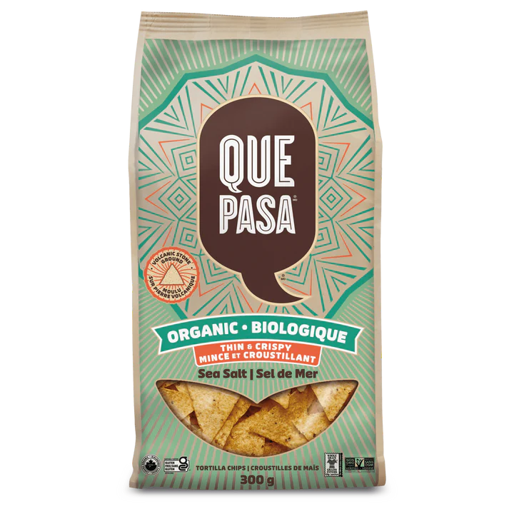 Que Pasa Croustilles de tortilla fines et croustillantes au sel de mer - 300g