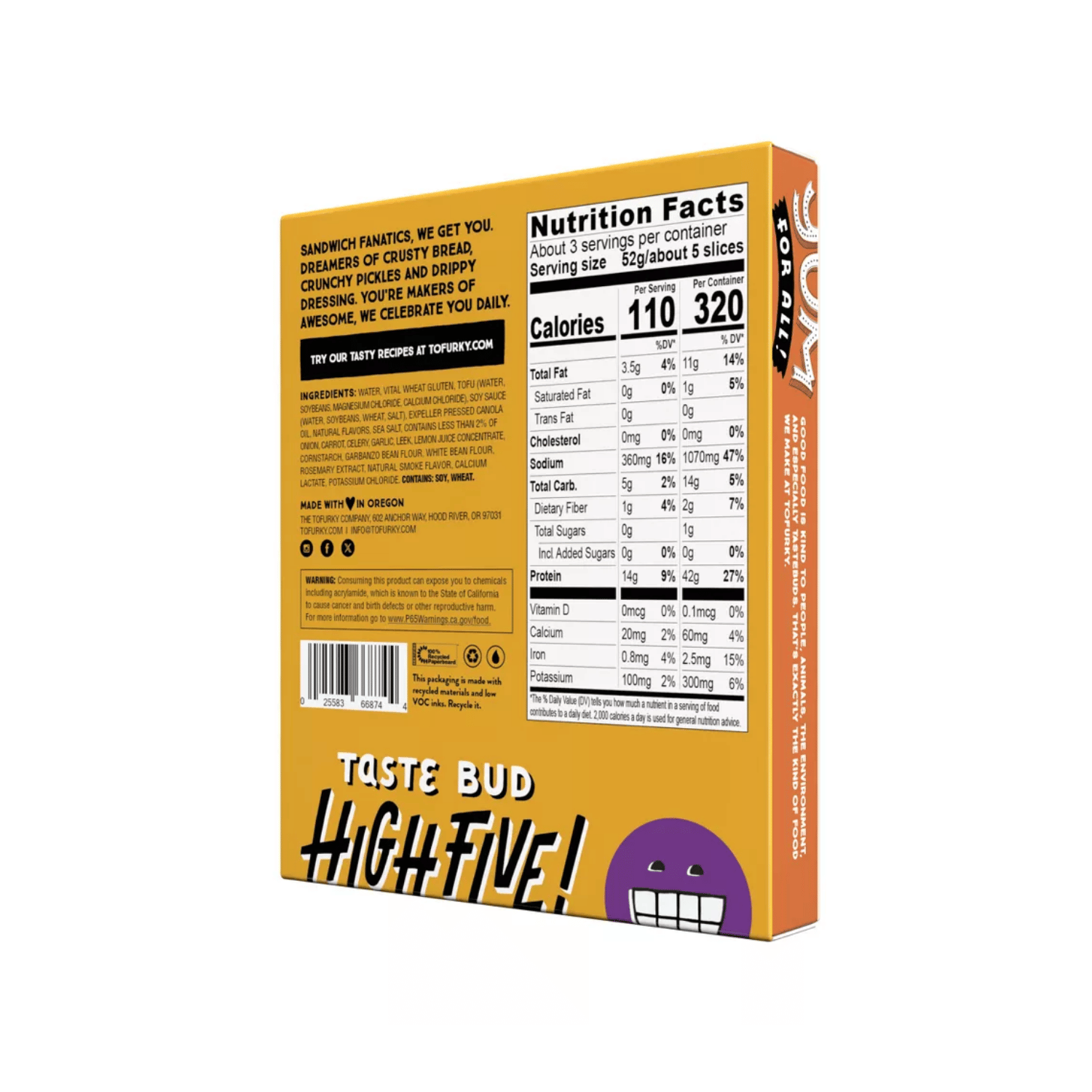 Tofurky Hickory Smoked Deli Slices - 156g