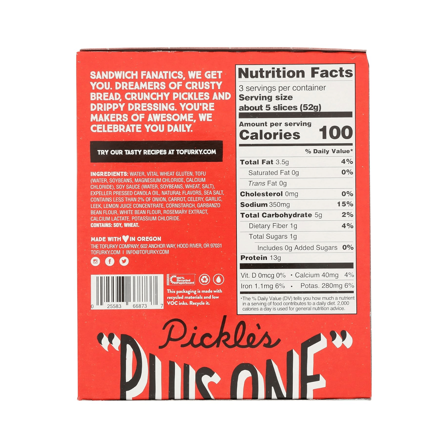 Tofurky Roasted Turk'y Deli Slices - 156g