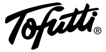 Tofutti logo in bold black cursive font with a registered trademark symbol on a white background.