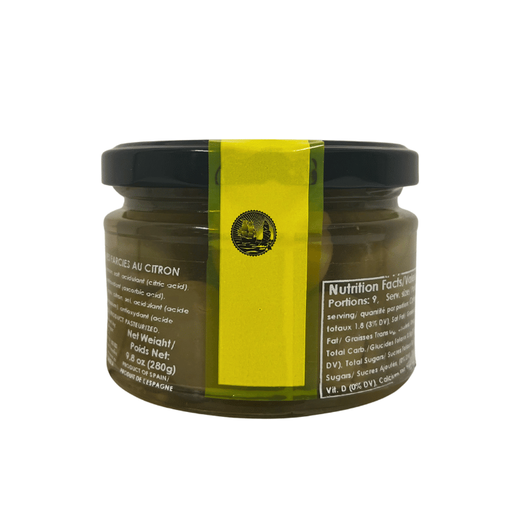 Olives Torremar Olives Tapas Farcies Au Citron - 280ml