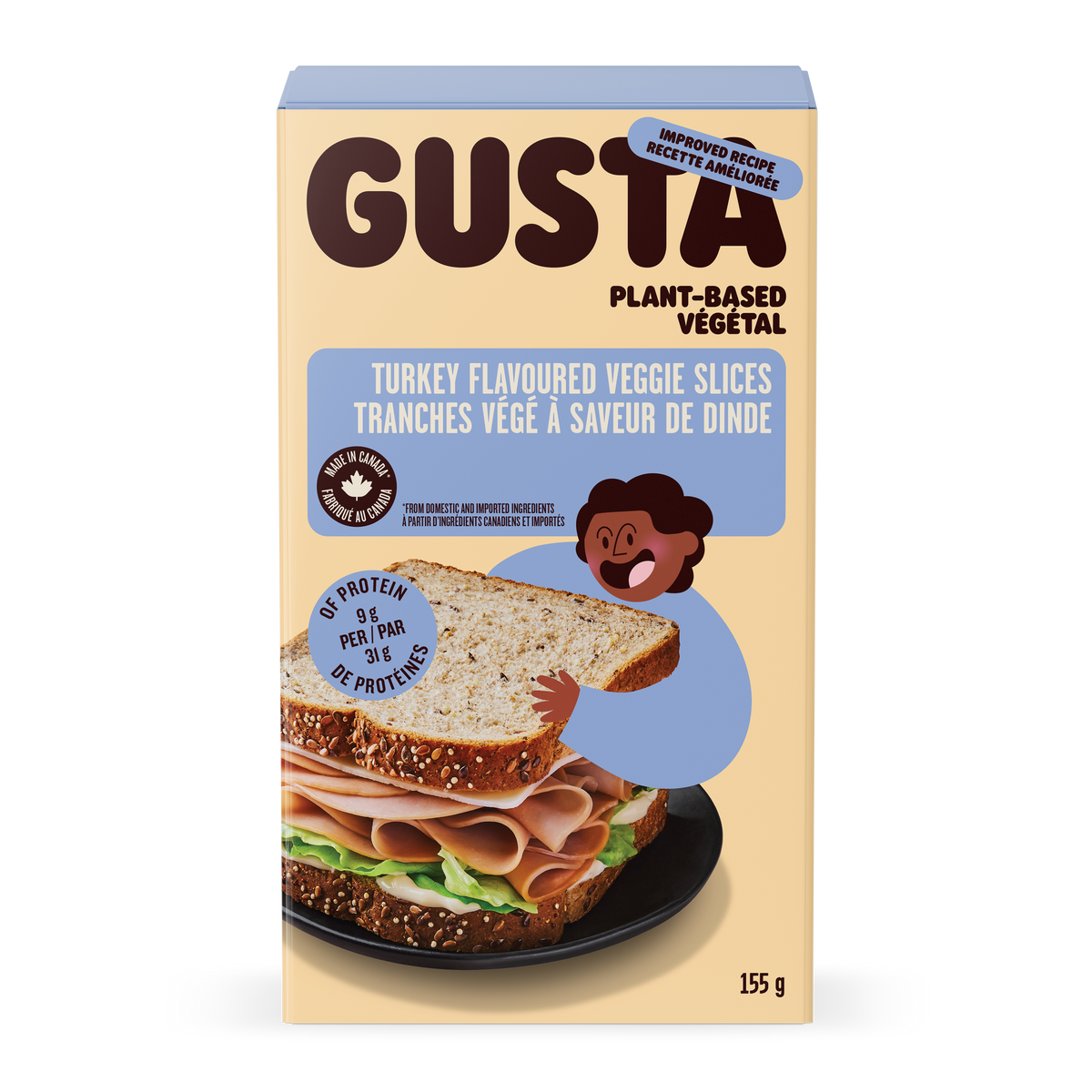 Gusta Turkey Flavoured Veggie Slices - 155g