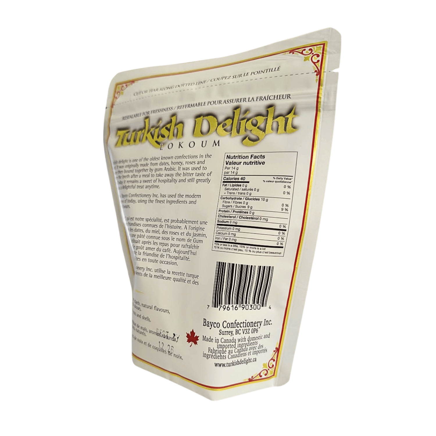 Bayco Vegan Turkish Delight - 250g