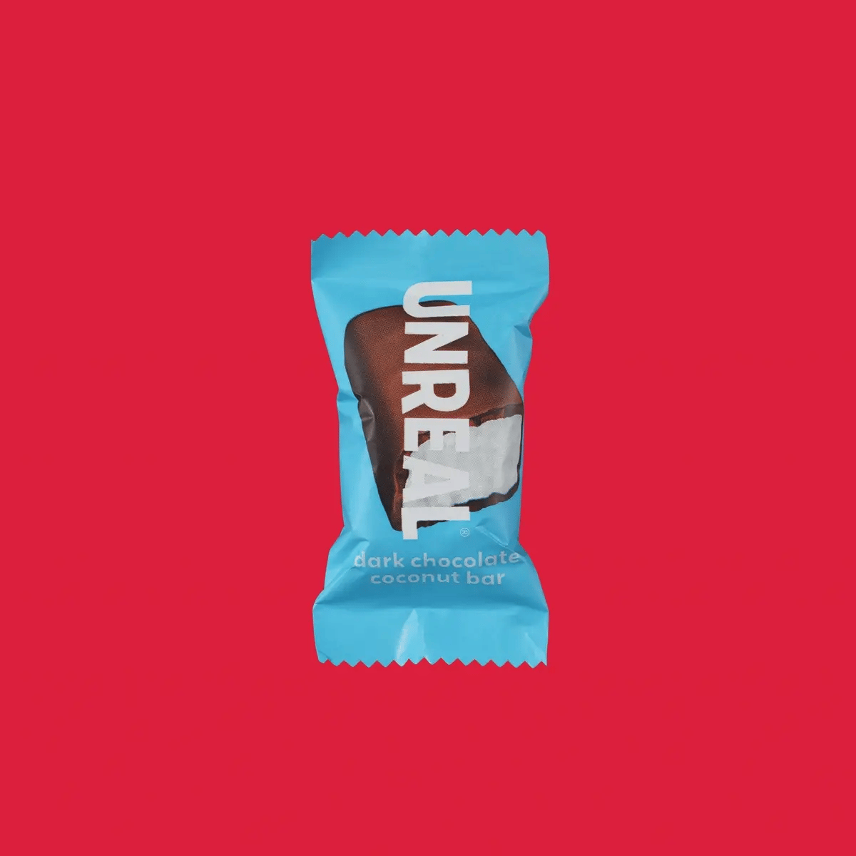 Unreal Easter Dark Chocolate Coconut Bar - Single Bar (15g)