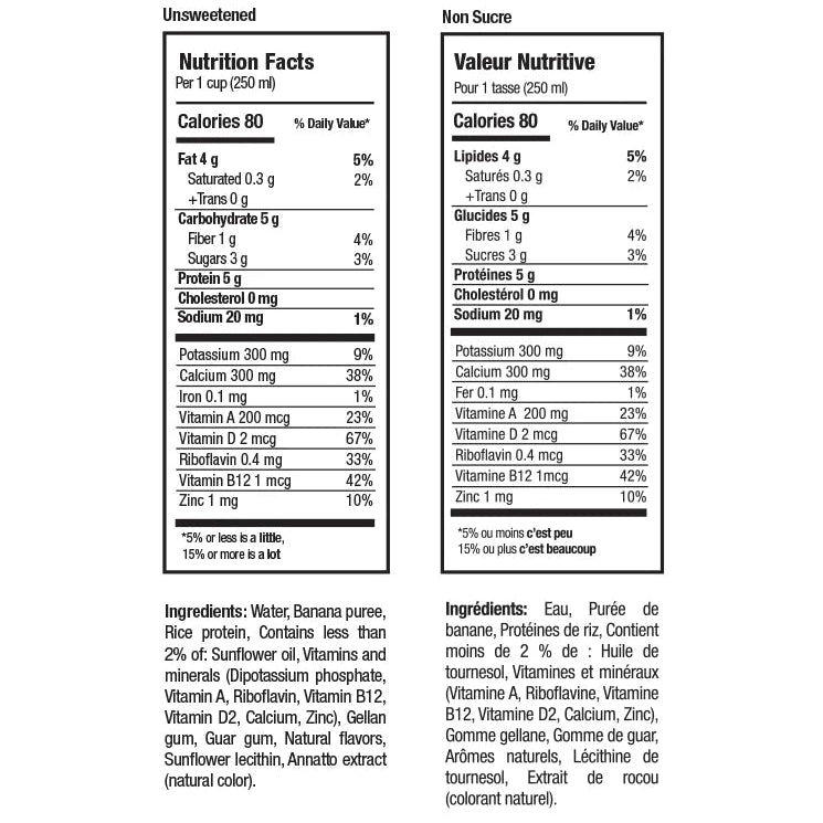 Kunana Unsweetened Banana Drink - 946ml