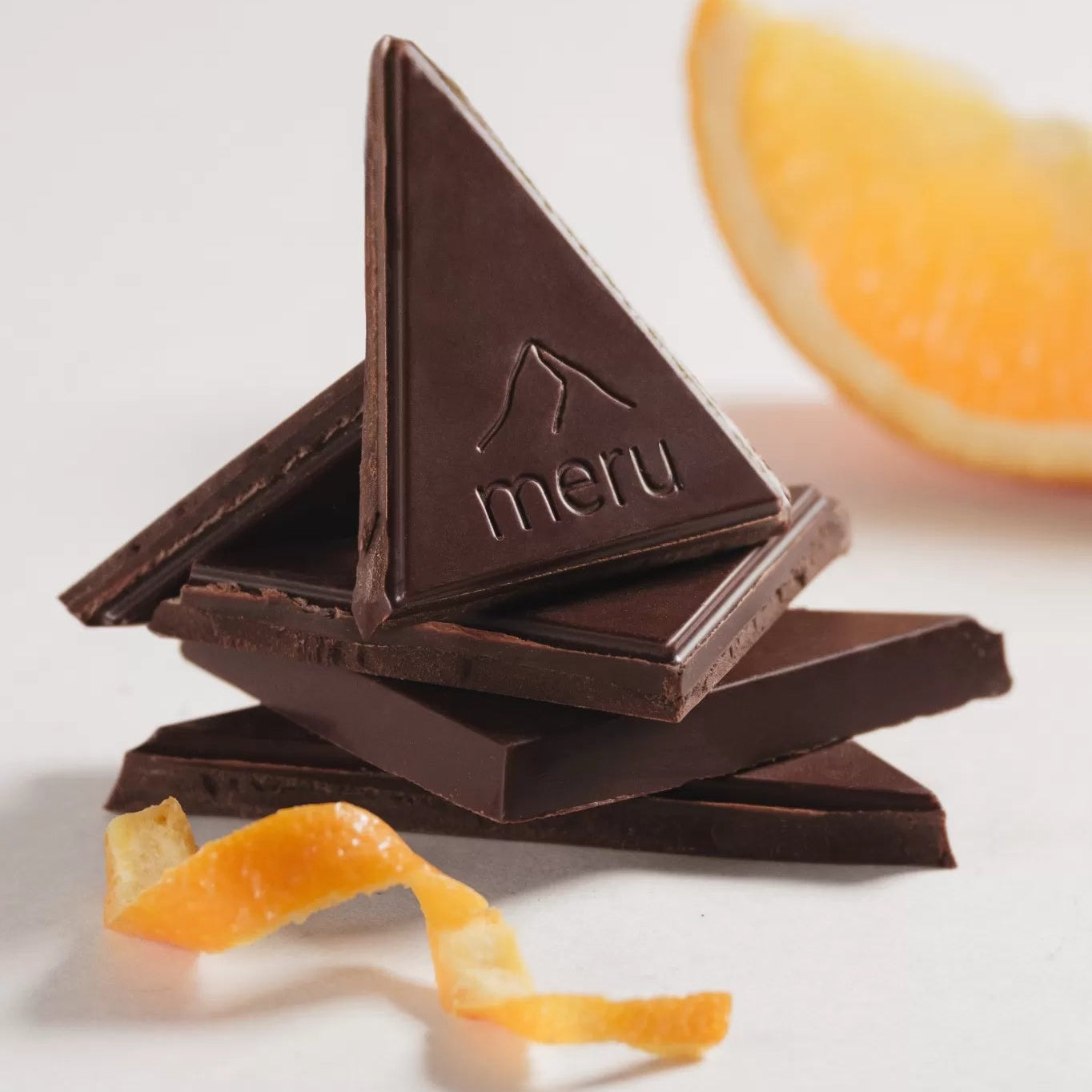 Meru Chocolates Zesty Orange Chocolate Bar - 60g