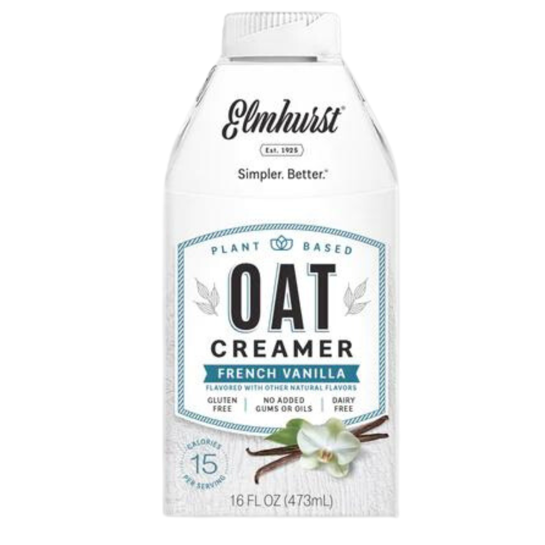 Elmhurst Crème de lait d'avoine à la vanille française - 473 ml