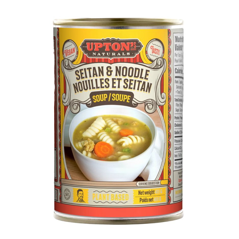 Upton's Seitan & Noodle Soup - 411g