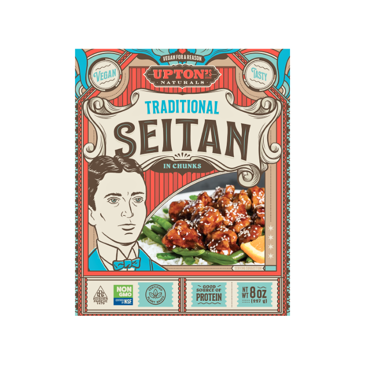 Morceaux de Seitan Traditionnels d'Upton - 227g
