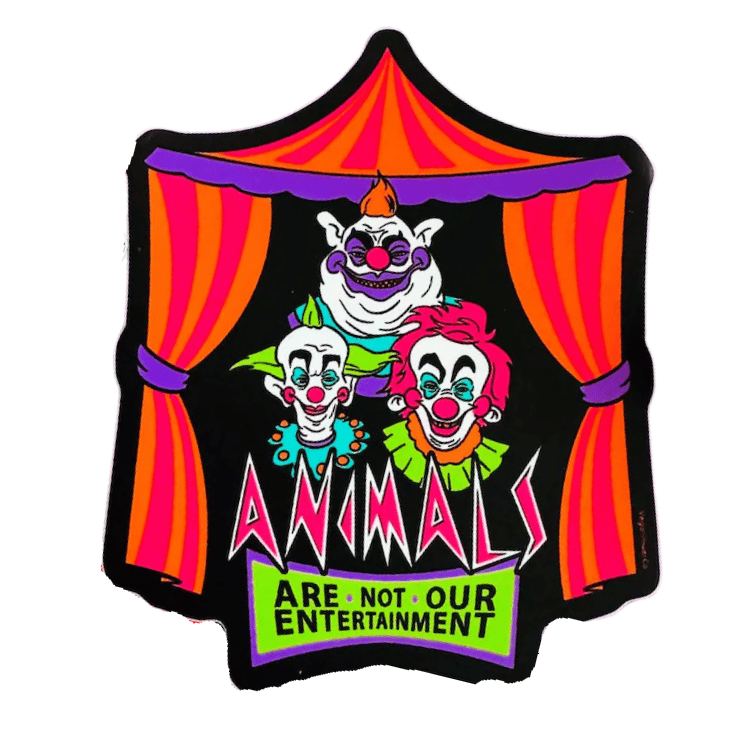 Vegan Power Co 'Animals Are Not Our Entertainment' Sticker