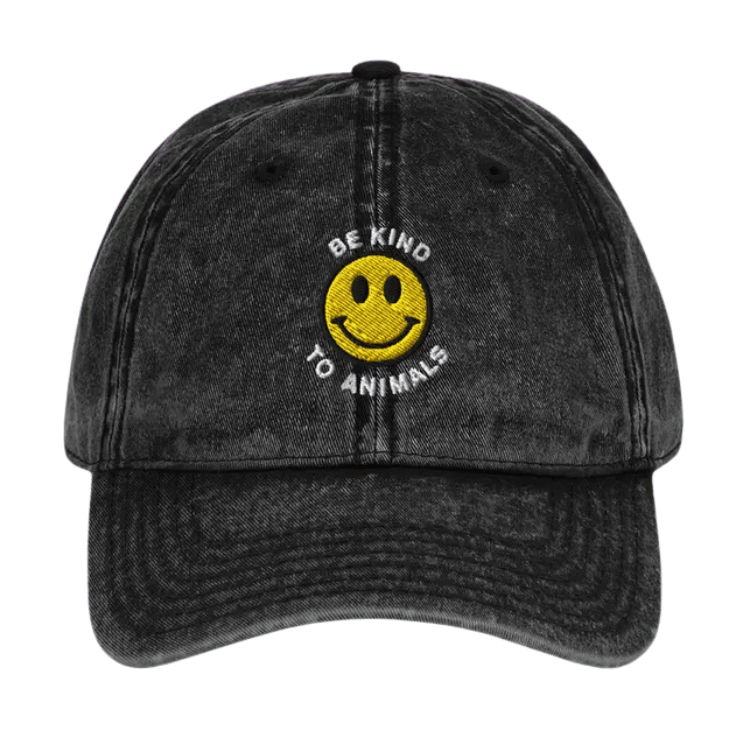 Vegan Power Co 'Be Kind to Animals' Baseball Cap