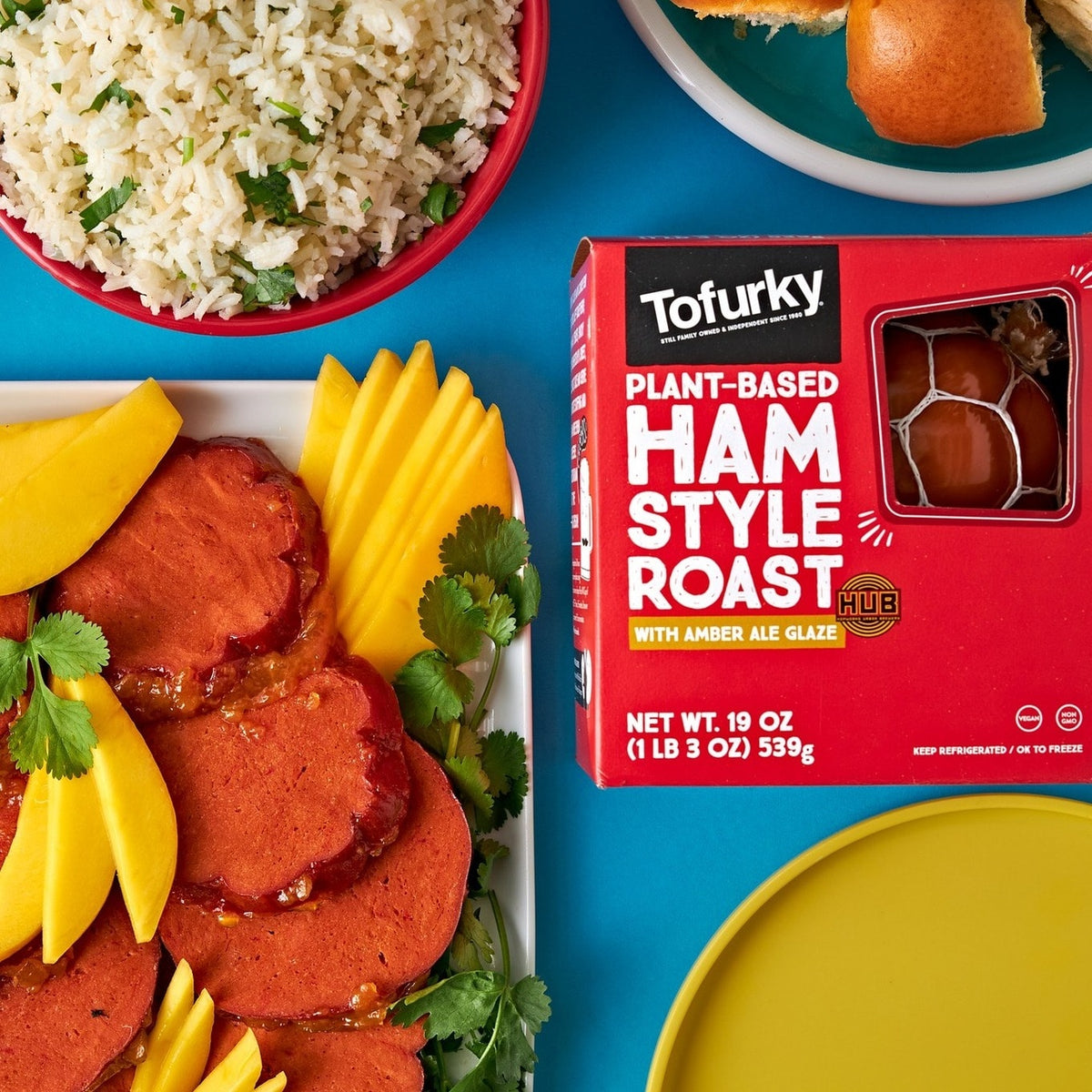 Rôti style jambon Tofurky avec glaçage à la bière ambrée - 539g