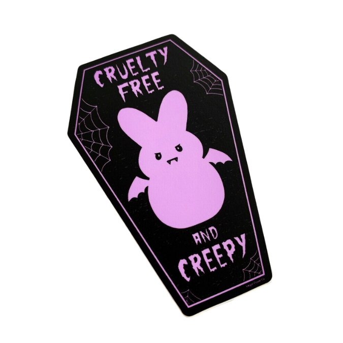 Vegan Power Co 'Cruelty Free and Creepy' Sticker
