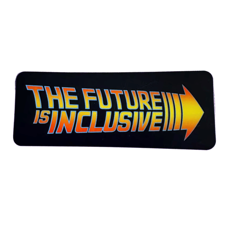 Vegan Power Co 'The Future is Inclusive' Sticker