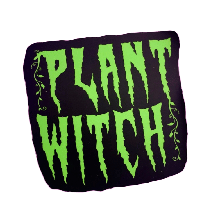 Vegan Power Co 'Plant Witch' Sticker