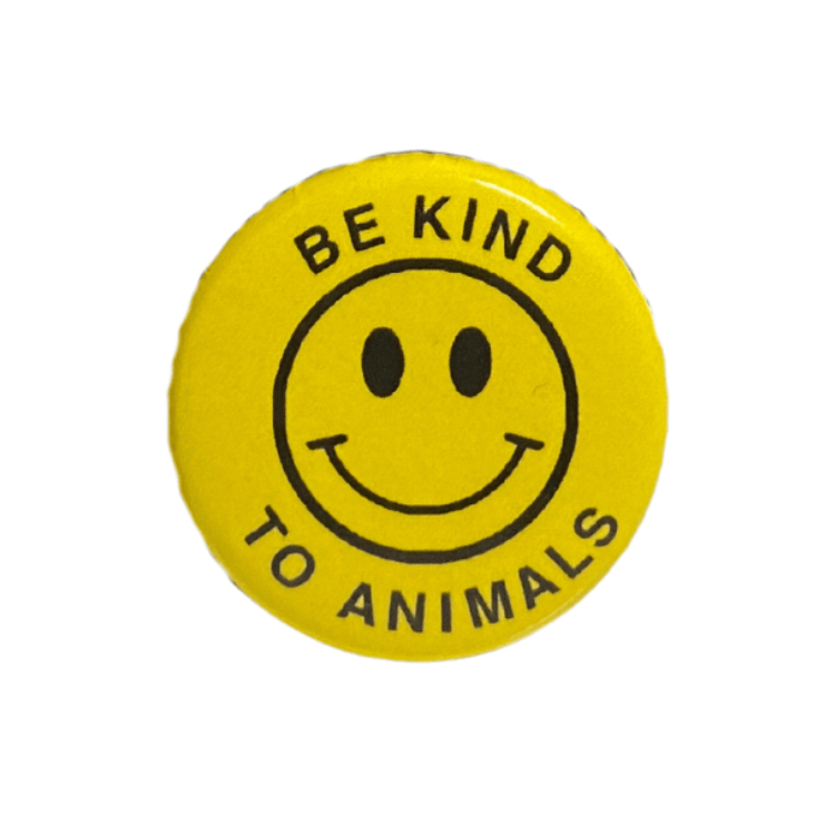 Bouton 1" Vegan Power Co à base de plantes