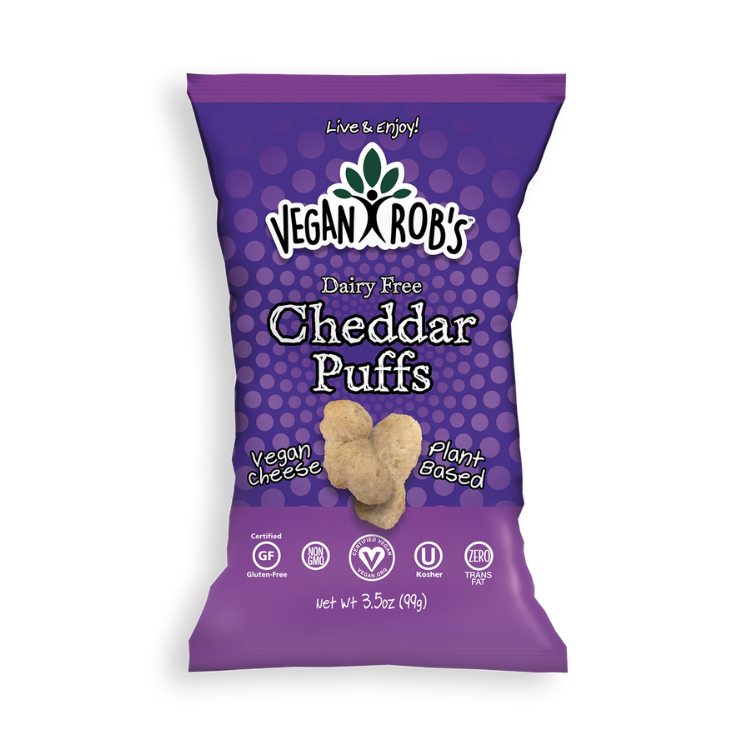 Vegan Rob's Dairy Free Cheddar Puffs - 99g