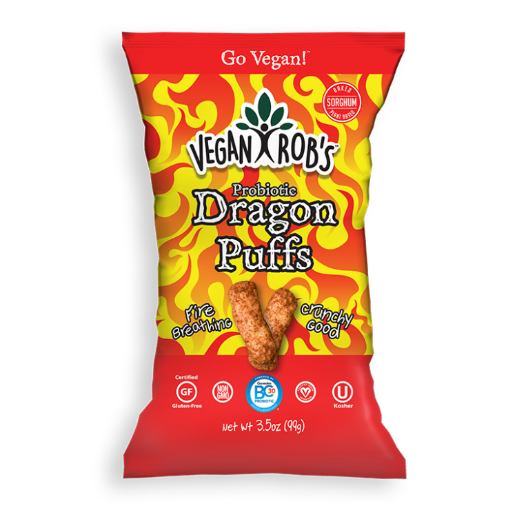 Vegan Rob's Probiotic Dragon Puffs - 99g