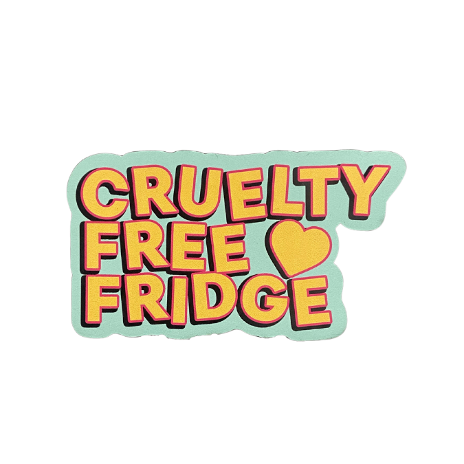 Vegan Supply 'Cruelty Free Fridge' Magnet