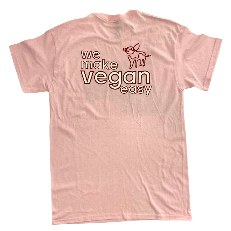 Vegan Power Co 'Plant Based' Acid Wash Noir T-shirt unisexe