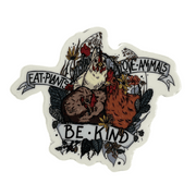 Vegan Veins Love Animals, Eat Plants, Be Kind Sticker
