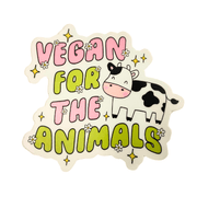 Vegan Veins 'Vegan for the Animals' Sticker