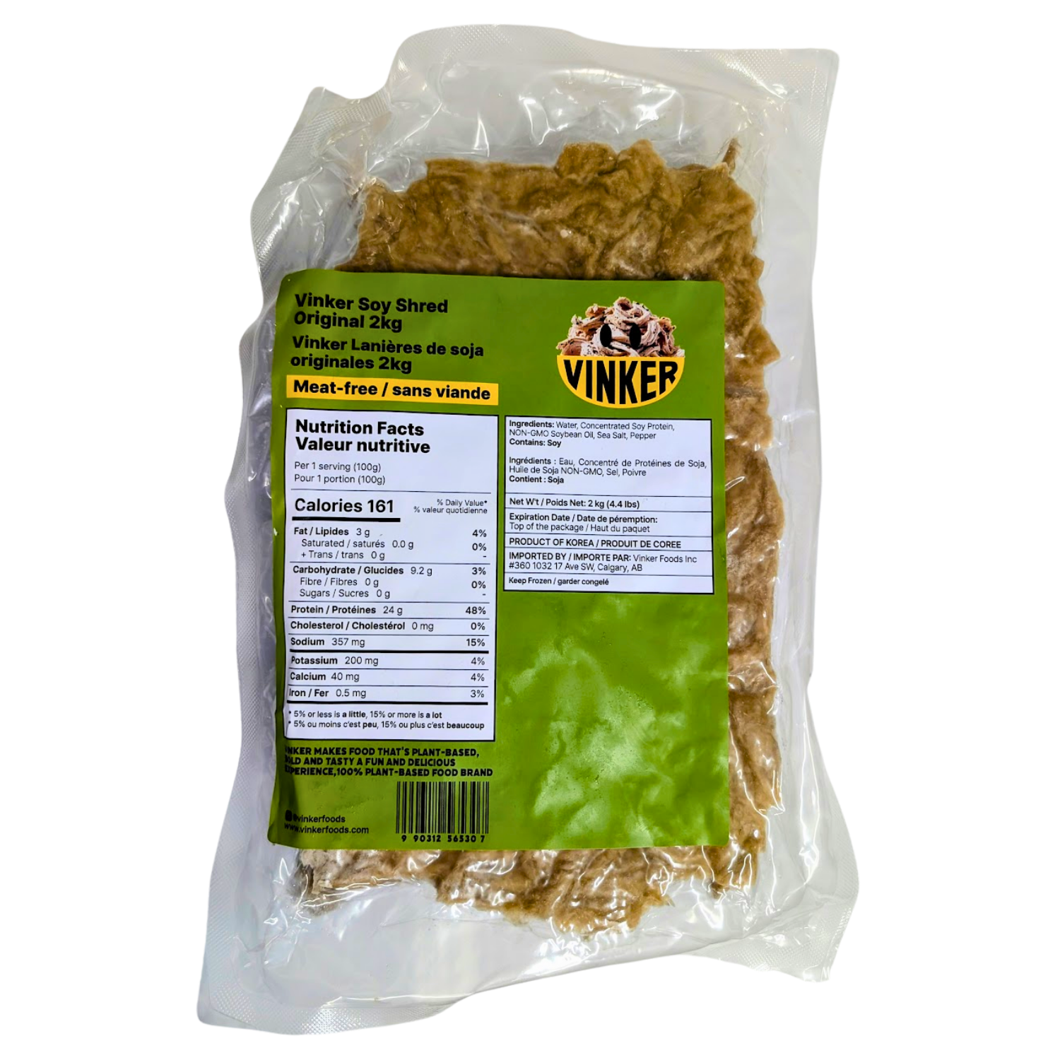 Vinker Soy Shred Original Food Service - 2kg