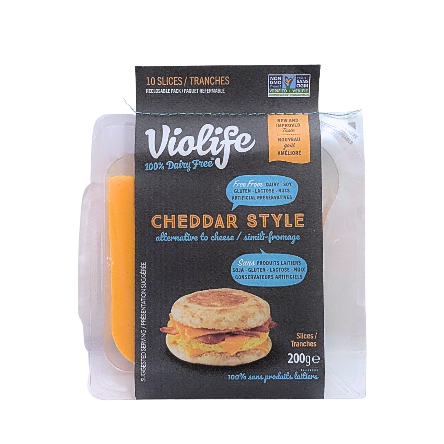 Violife Cheddar Slices - 200g