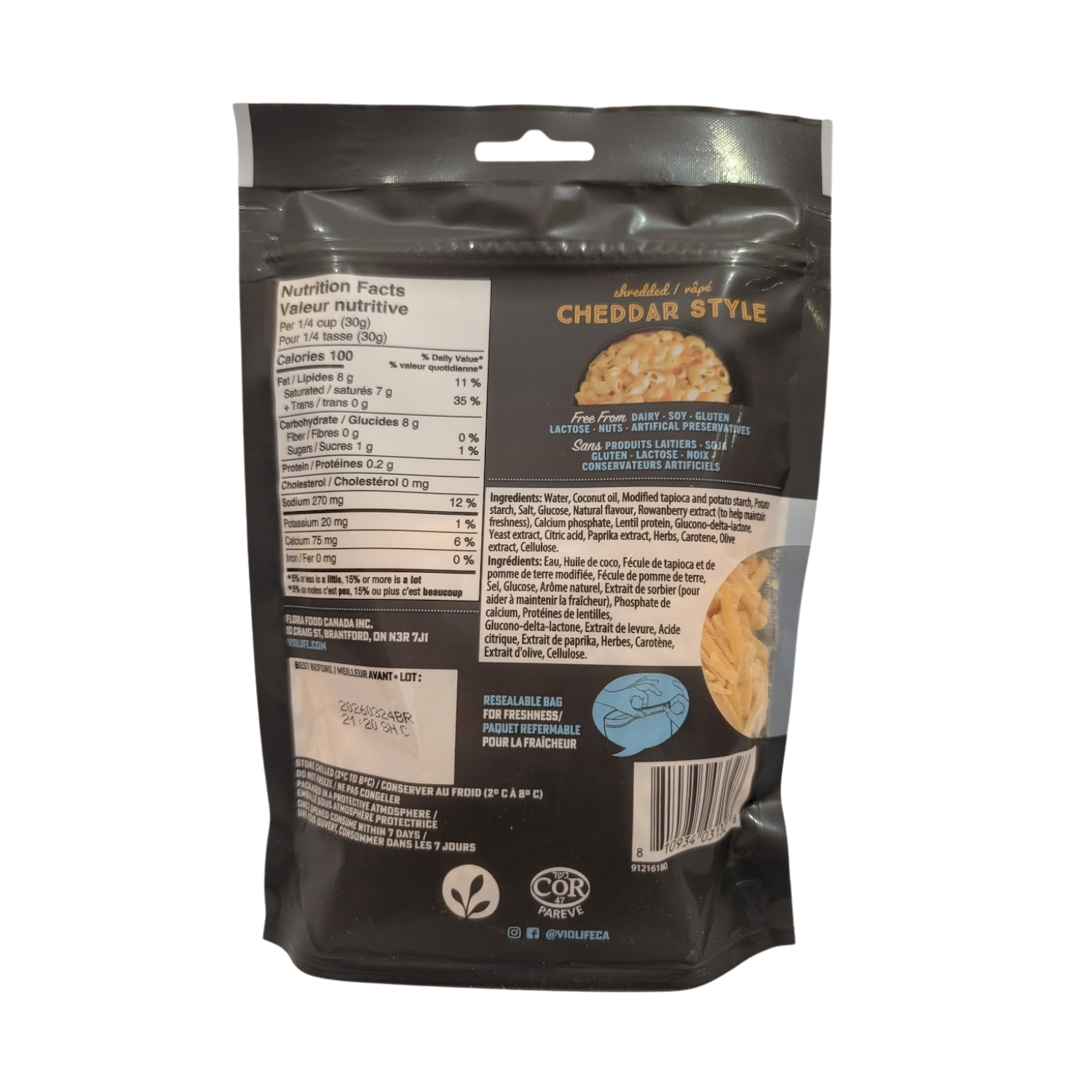 Violife Cheddar Style Shreds - 200g