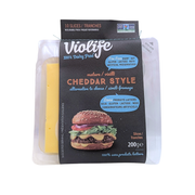 Tranches de cheddar vieilli Violife - 200g