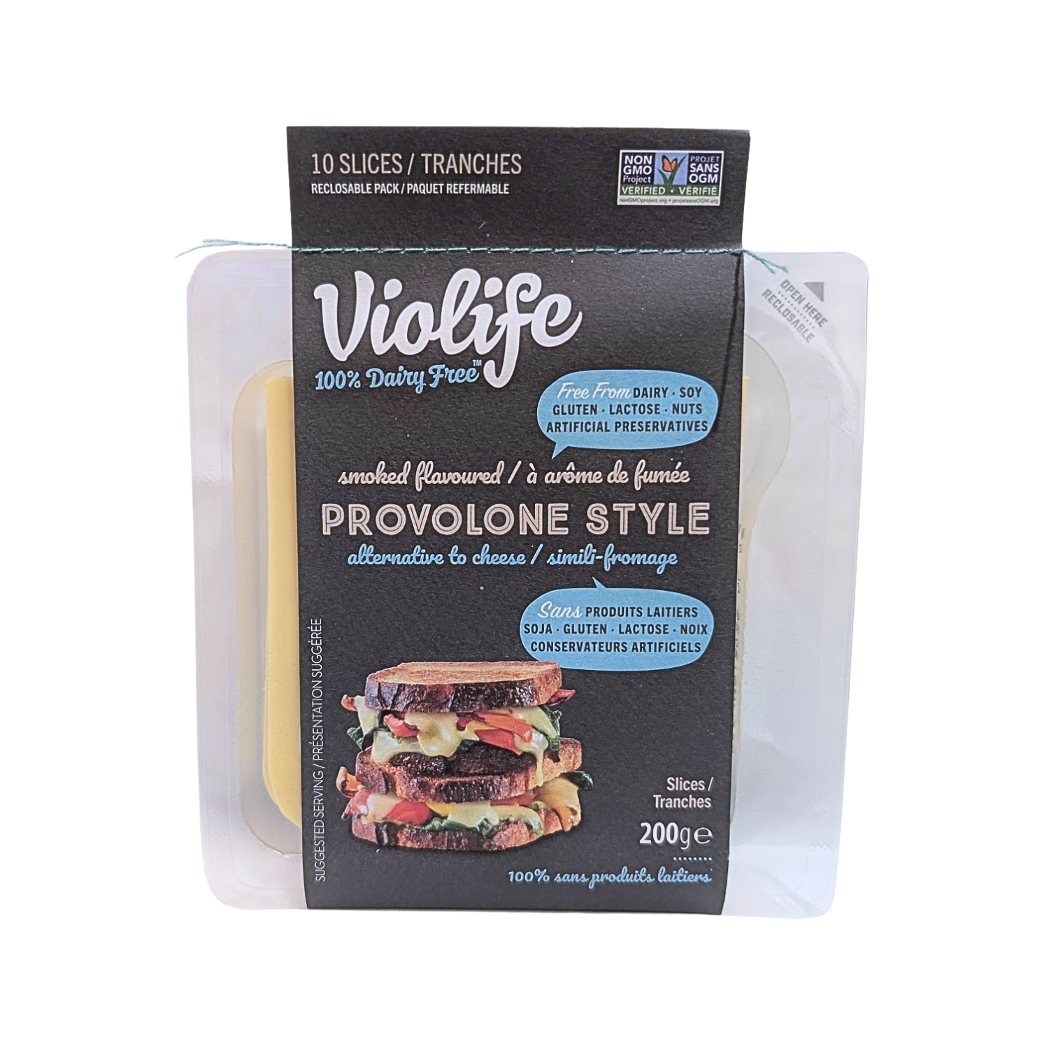 Violife Smoked Provolone Slices - 200g