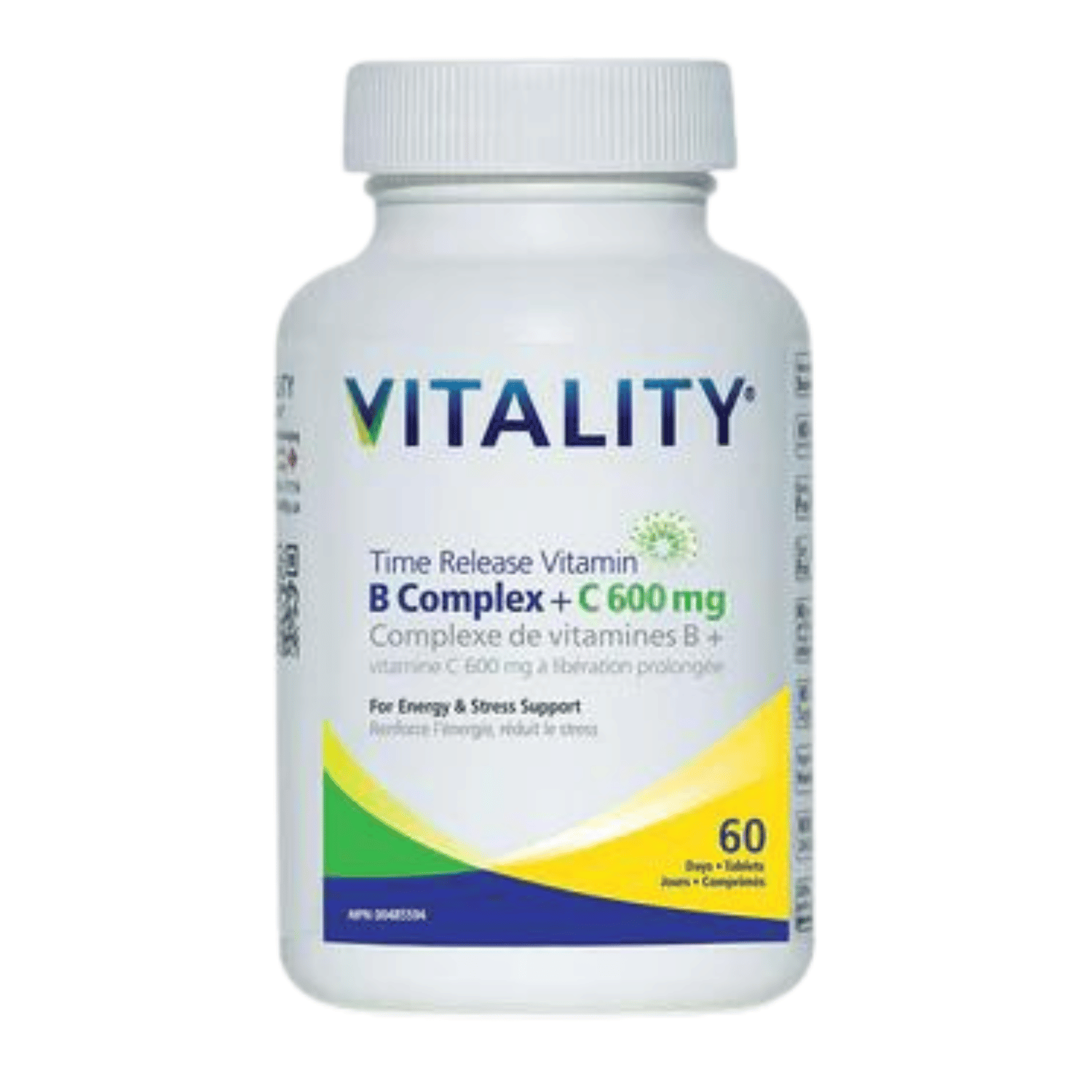 Vitality B Complex + Vitamin C - 30 Caps