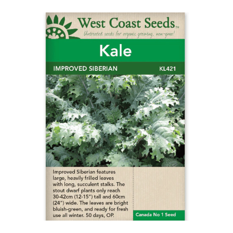 West Coast Seeds Prizm Kale Seeds - 50 seeds