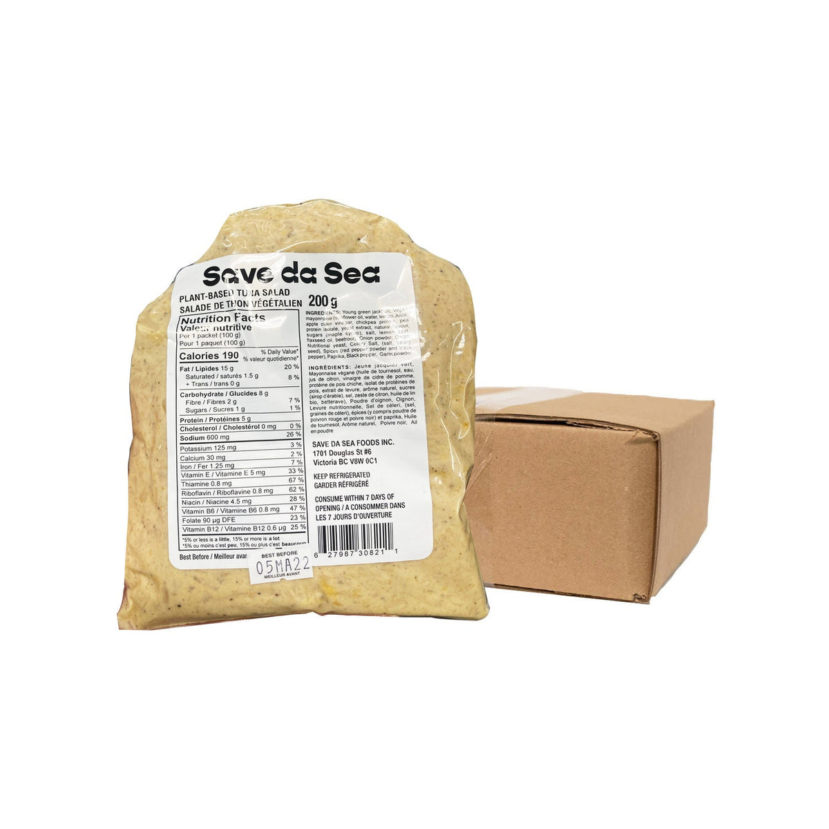 CLEARANCE - Save Da Sea Plant Based Tuna Salad - 200g