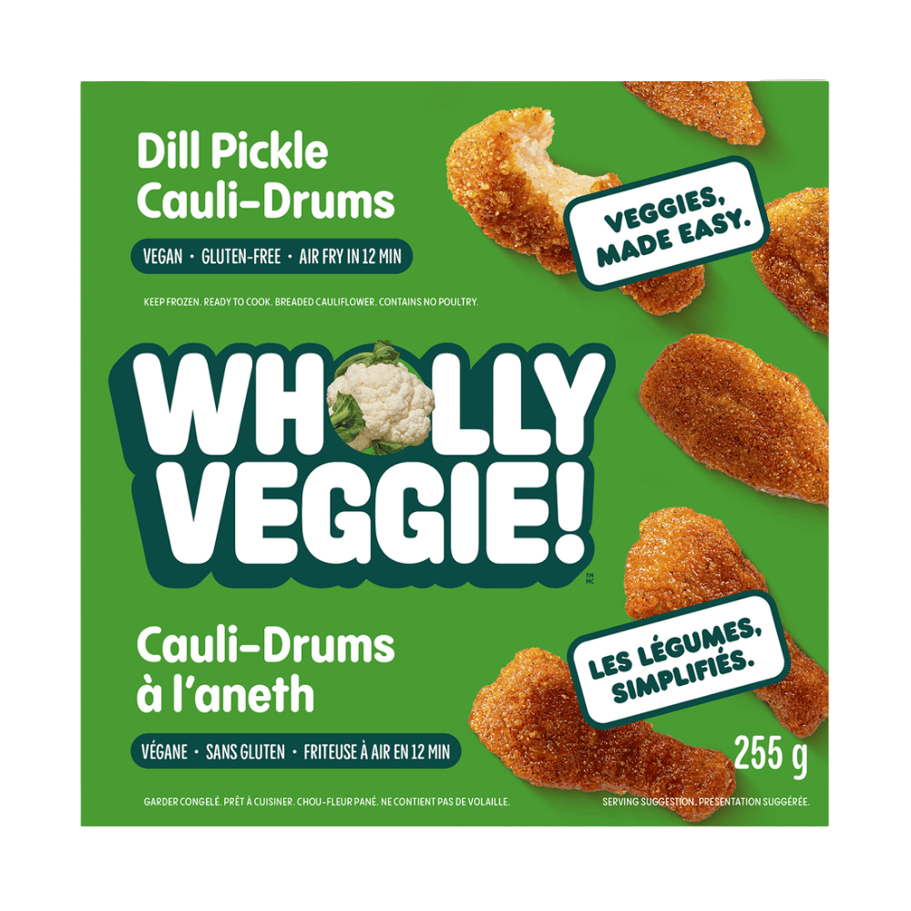 Wholly Veggie Dill Pickle Cauli-Drums - 255g
