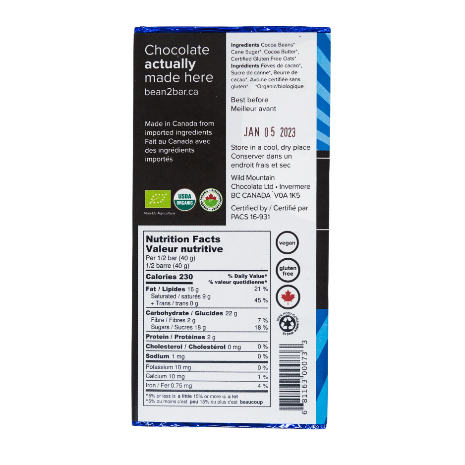 Wild Mountain Creamy-O Chocolate - 85g