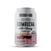UnderGround Wild Cherry Zero Sugar Kombucha - 355ml
