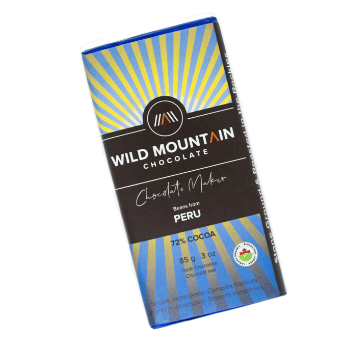 Wild Mountain Peru 72% Dark Chocolate - 85g