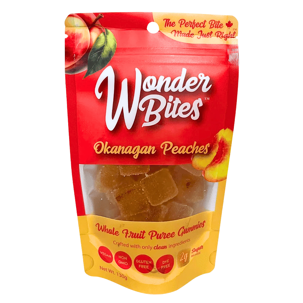 Pêches de l'Okanagan WonderBites - 130 g