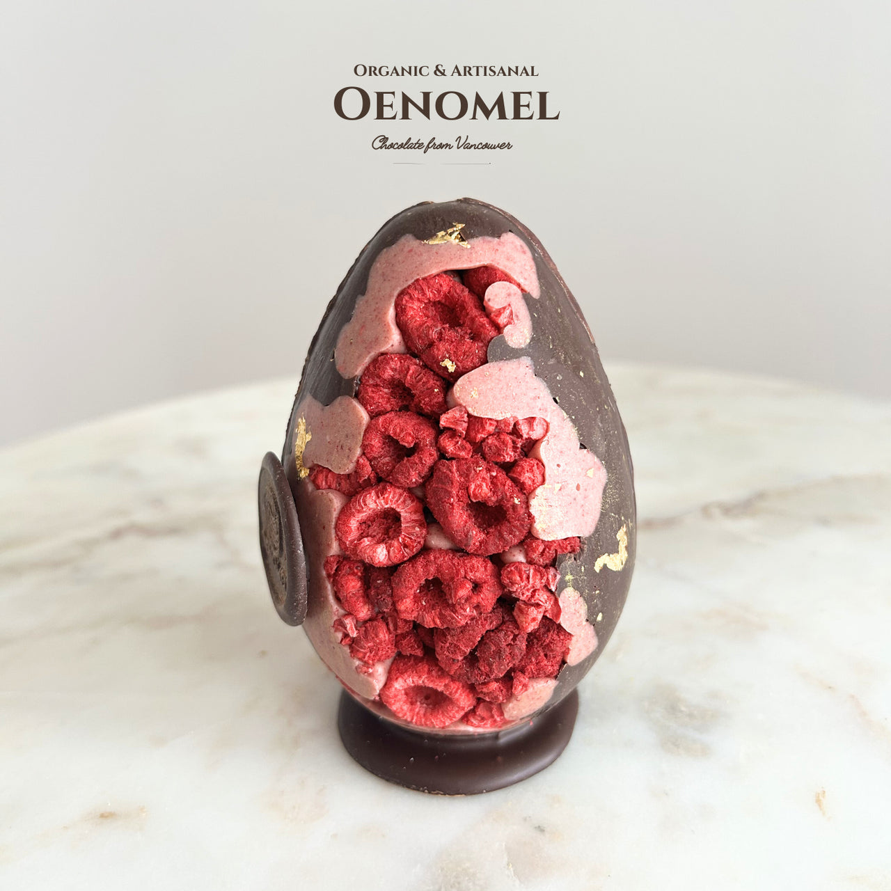Oenomel Raspberry Earl Grey Caramel Egg - 175g