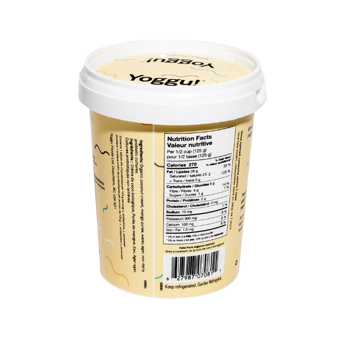 Yoggu Yogourt à la mangue et à la noix de coco - 450g