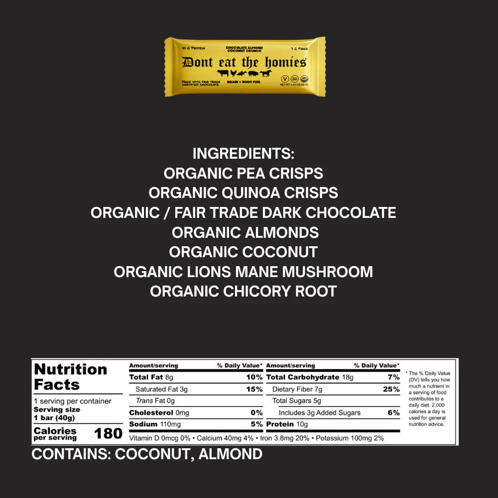 Don't Eat The Homies DETH Superfood Chocolate Bar - 40g