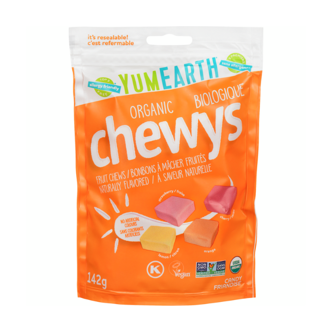 YumEarth Organic Chewys Fruit Chews - 142g