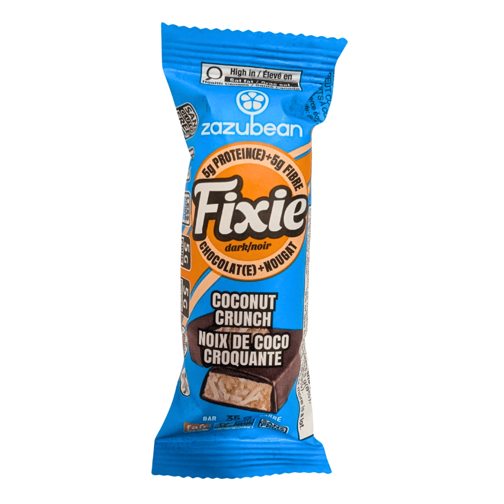 Zazubean Coconut Crunch Fixie Bar - 35g